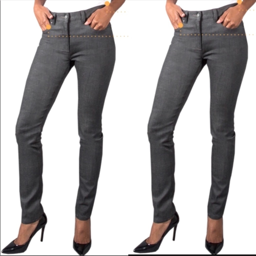 Betabrand Gray Stretch Travel Jeans Size 29 Long
